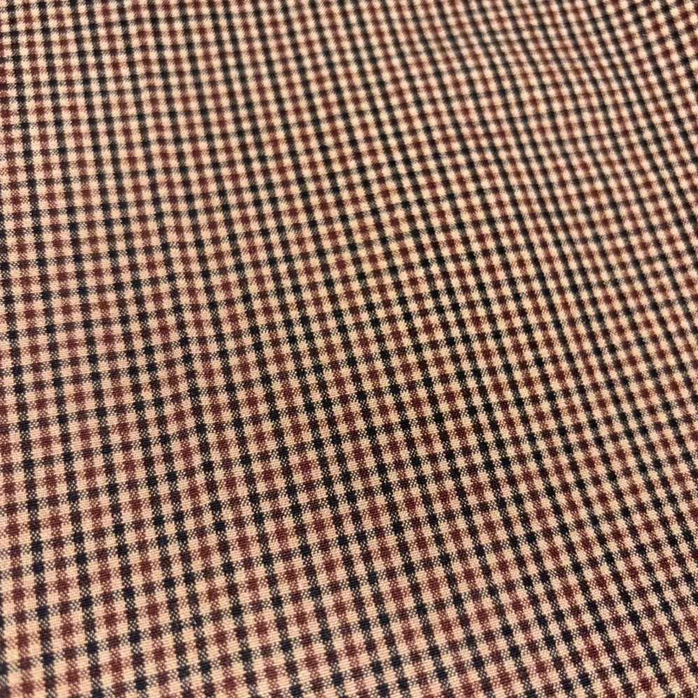 A New Day Womens High Rise Ankle Pants Brown Gingham Plaid Stretch Size 10 - Picture 7 of 13